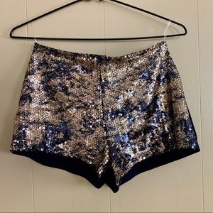 a.gain | Sequined Front Shorts